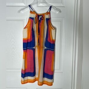 Trina Turk Coverup Dress Multicolor Sleeveless Dress Sz M